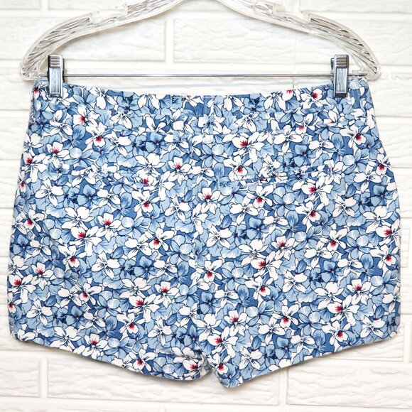 Khakis by GAP 3" Blue Floral Shorts Size 2 - Picture 3 of 5